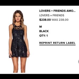Lovers + Friends cocktail dress